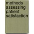 Methods assessing patient satisfaction