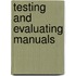 Testing and evaluating manuals