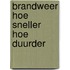 Brandweer hoe sneller hoe duurder