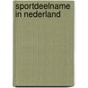 Sportdeelname in nederland door Prinssen
