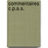 Commentaires c.p.a.s.