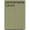 Commentaires c.p.a.s. door Note