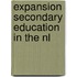 Expansion secondary education in the nl