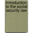 Introduction to the social security law