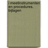 I Meetinstrumenten en procedures. Bijlagen door M. Foets