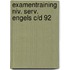 Examentraining niv. serv. engels c/d 92