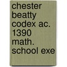 Chester beatty codex ac. 1390 math. school exe door Onbekend