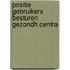 Positie gebruikers besturen gezondh.centra