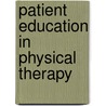 Patient education in physical therapy door Sluys