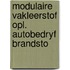 Modulaire vakleerstof opl. autobedryf brandsto