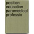 Position education paramedical professio