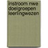 Instroom nwe doelgroepen leerlingwezen