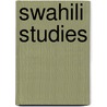 Swahili studies door Blommaert