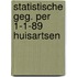 Statistische geg. per 1-1-89 huisartsen