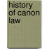 History of canon law