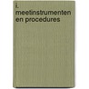 I. Meetinstrumenten en procedures door M. Foets