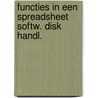 Functies in een spreadsheet softw. disk handl. door Onbekend