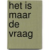 Het is maar de vraag door Meloen