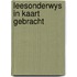 Leesonderwys in kaart gebracht
