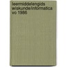Leermiddelengids wiskunde/informatica vo 1986 by Unknown