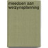 Meedoen aan welzynsplanning