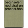 Beginselen ned.straf en procesr.hbo door Rosheuvel