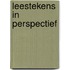 Leestekens in perspectief