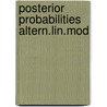 Posterior probabilities altern.lin.mod door Lempers