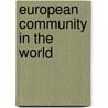 European community in the world door Everts