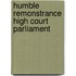 Humble remonstrance high court parliament