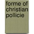 Forme of christian pollicie
