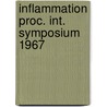 Inflammation proc. int. symposium 1967 door Onbekend