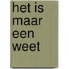 Het is maar een weet by Danyliuk