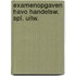 Examenopgaven havo handelsw. spl. uitw.
