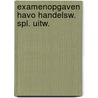 Examenopgaven havo handelsw. spl. uitw. door Rothert