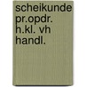 Scheikunde pr.opdr. h.kl. vh handl. by Antwerpen