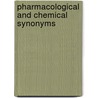 Pharmacological and chemical synonyms door Marler