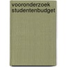 Vooronderzoek studentenbudget by Rossum