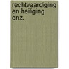 Rechtvaardiging en heiliging enz. door Genderen