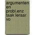 Argumenten en probl.enz taak leraar vo