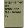 Argumenten en probl.enz taak leraar vo by Klaasen