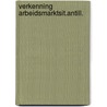 Verkenning arbeidsmarktsit.antill. by Kroonenburg