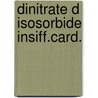 Dinitrate d isosorbide insiff.card. by Chatterjee