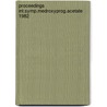 Proceedings int.symp.medroxyprog.acetate 1982 door Onbekend