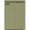 Herexamenopgaven mds door Overbeek