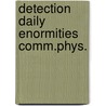 Detection daily enormities comm.phys. door Securis