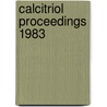 Calcitriol proceedings 1983 by Unknown