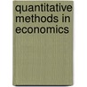 Quantitative methods in economics by Cuddy