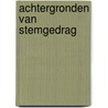 Achtergronden van stemgedrag by Jean Nelissen