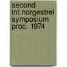 Second int.norgestrel symposium proc. 1974 door Onbekend